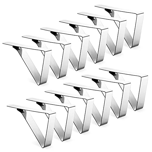 Ponure 12 Pack Tablecloth Clips - Heavy Duty Picnic Table Clips, - Product Imagery