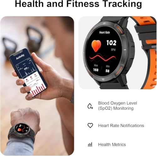 Fila Smart Watch for Men Women, 1.52’’ GPS Smartwatch - Product Imagery