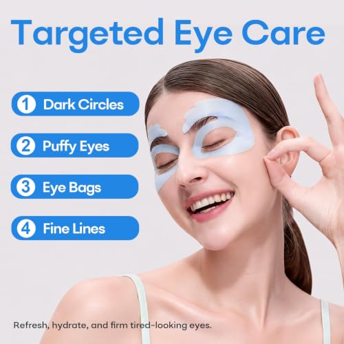 Collagen Eye Mask for Puffy Eyes, 18 Pairs - Product Imagery