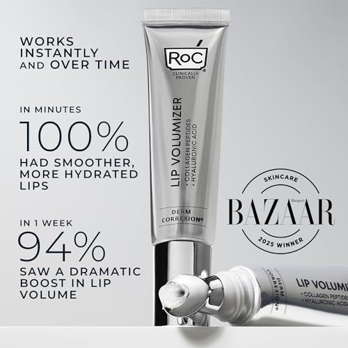 RoC Derm Correxion Lip Volumizer, Hyaluronic Acid Lip Plumper - Product Imagery