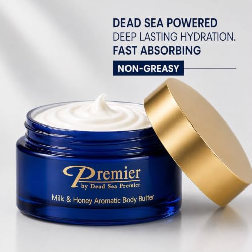 Premier Dead Sea Anti-Aging Body Cream - Milk & Honey 5.95 Fl Oz - Product Imagery