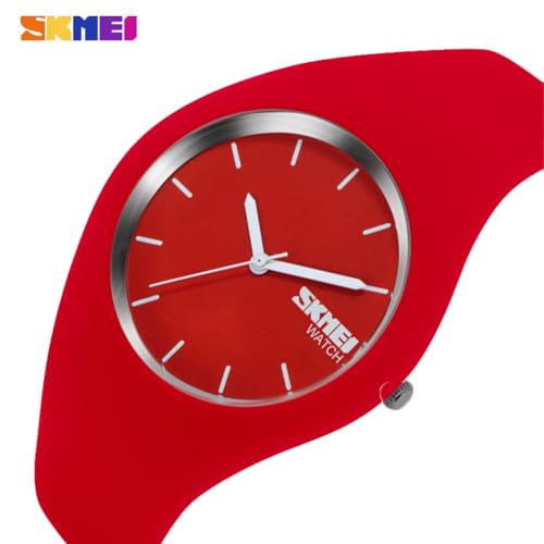 SKMEI Watches for Young Women Lady Sports Silicone Band - Product Imagery