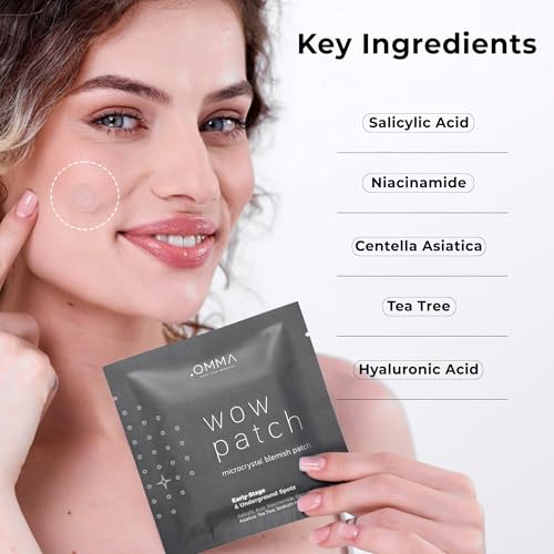 OMMA Korean Microdart Acne Patch, Cystic Acne Treatment, - Product Imagery