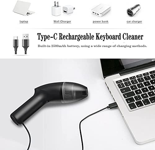Mini Vacuum Cleaner-Rechargeable,Cordless,Desk Vacuum Cleaner - Product Imagery