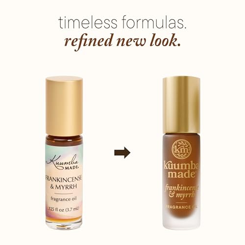 Kuumba Made Frankincense & Myrrh Fragrance Oil Roll-On, Vegan, - Product Imagery
