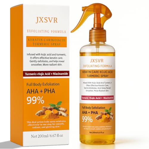Body Keratin Care Kojic Acid Turmeric Spray 200ml, Turmeric - Product Imagery