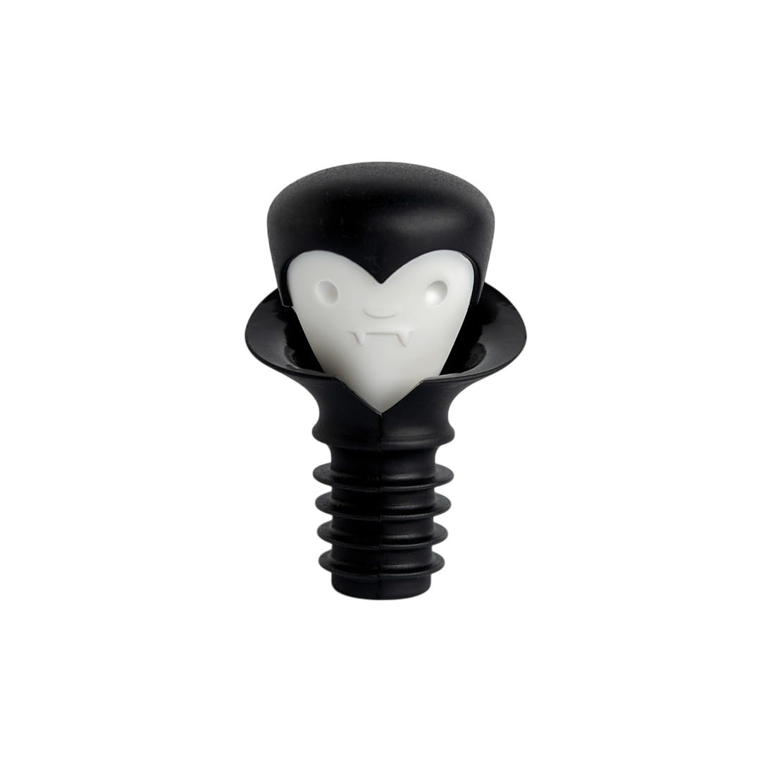 OTOTO 2 in 1 Wine Stopper & Pourer - Wine Cap, Wine Cork - Vampire, Ha - View 1