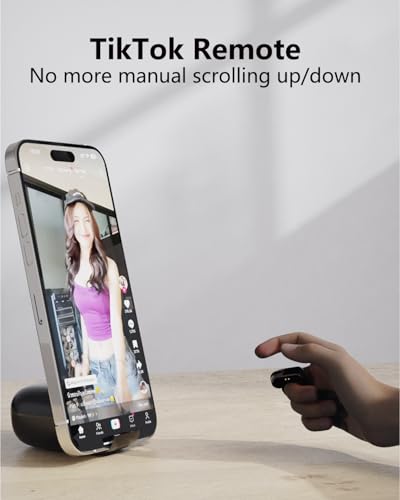Tiktok Scrolling Ring,Air Finger Ring Mouse with a - Product Imagery