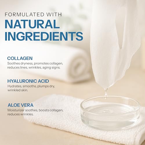 Skin 2.0 Hyaluronic Acid & Collagen Sheet Mask - Hydrating, - Product Imagery