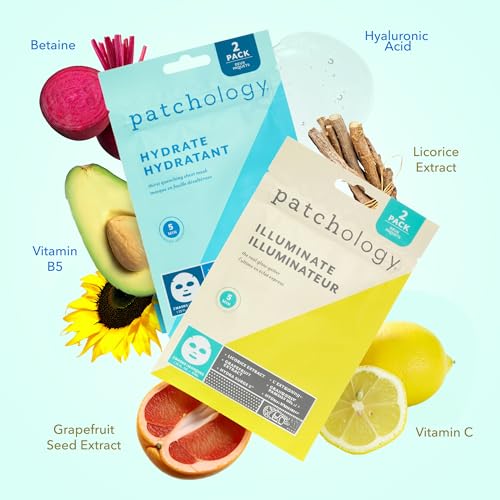 Patchology Hydrating Face Masks - Perfect Weekend Travel - Product Imagery