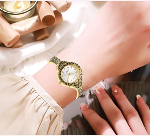 Women Vintage Bracelet Watch Fashion Ladies Easy Read Quartz - Product Imagery
