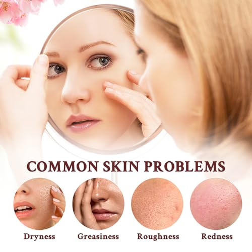 8PCS Sakura Skin Care Set,Moisturizing Skincare Kit with Face - Product Imagery