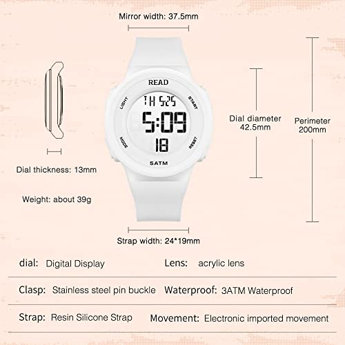 Digital Watches Minimalist Sports Waterproof Versatile - Product Imagery