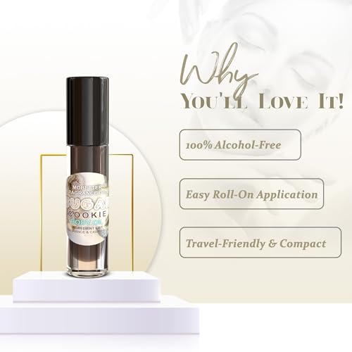 MOBETTER FRAGRANCE OILS Sugar Cookie Perfume Body Oil, Long - Product Imagery