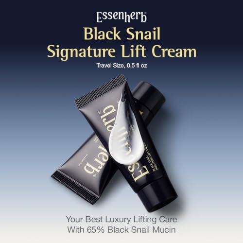 Black Snail Signature Lift Cream Mini – Copper Peptide (0.5fl.oz) - Product Imagery
