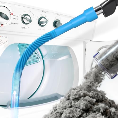 Holikme Dryer Vent Cleaner Kit – Blue Lint Vacuum Attachment - Product Imagery