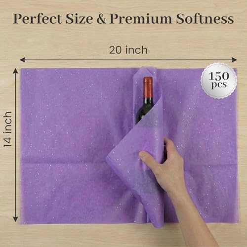 3 Otters Tissue Paper 150 Sheets, 14 X 20 inch 30 Colors for - Product Imagery