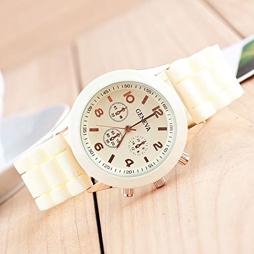 Wholesale 10 Pack Men Women Silicone Band Watch Set Analog - Product Imagery