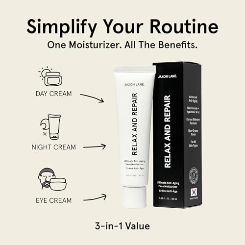 JAXON LANE Relax and Repair Korean Face Moisturizer for Men, 1 - Product Imagery
