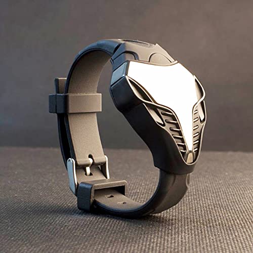 FANMIS LED Digital Fashion Cobra Watch Black Silicone Iron - Product Imagery