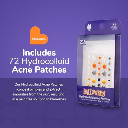 BioSwiss Halloween Pimple Patches, Hydrocolloid Acne Patch for - Product Imagery