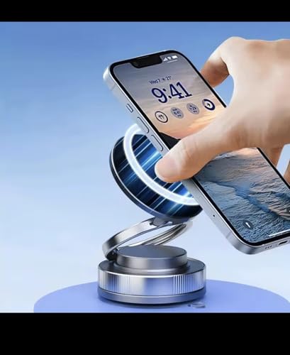 Magnetic Car Phone Mount Holder Dashboard 360° Rotation Strong - Product Imagery