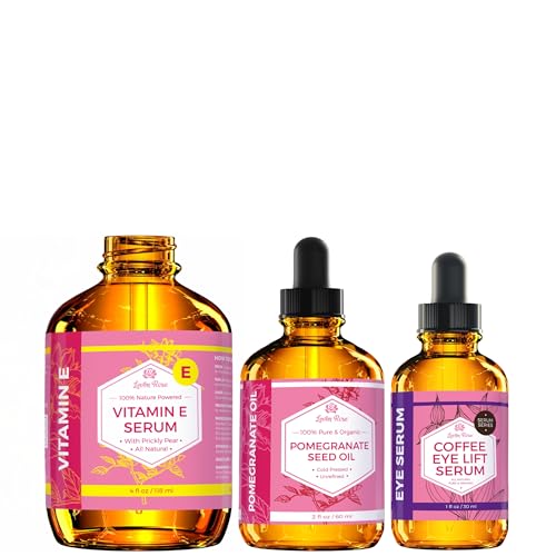 Anti Aging Power Pack with Vitamin E Serum Pomegranate Seed - Leven Rose Official Imagery - 1