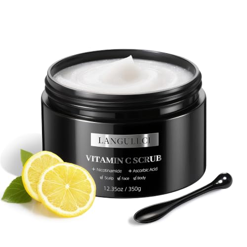 3-in-1 Microdermabrasion Scrub, Face Body Scalp, exfoliating, - Product Imagery