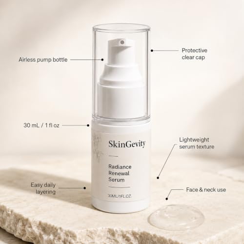 Radiance Renewal Serum for Radiant Glow, Hydrated Smooth Skin - Product Imagery