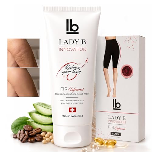 LADY B Firming Cellulite Body Lotion with Caffeine Shea - LADY B INNOVATION / FIR INFRARED Official Imagery - 1