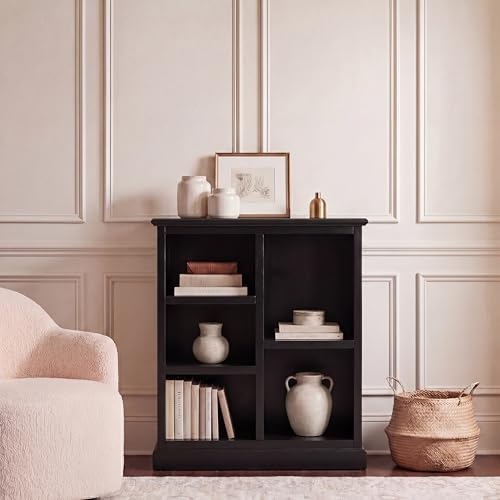 SAFAVIEH Furniture - Maralah 5-Shelf Storage Unit - Black - - Product Imagery