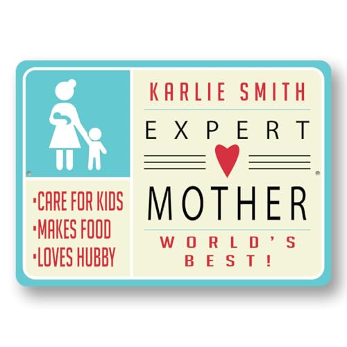 Personalized Expert Mother Advice Plaque Best Mom Gift Wall - Product Imagery