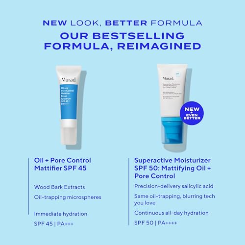 Murad Superactive Mattifying Oil Pore Control Moisturizer SPF 50 - Product Imagery