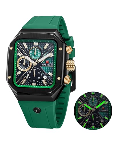 Mens Watches Waterproof Watch for Men Stopwatch Triple-Dial - Product Imagery