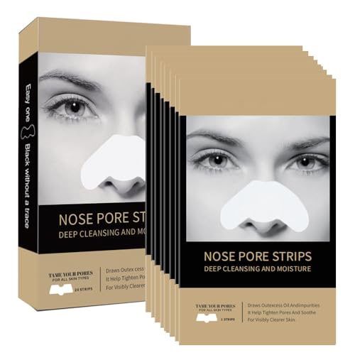 Blackhead Remover Nose Pore Strips for Women & Men, 20 PCS - Product Imagery
