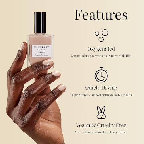 Nailberry L'Oxygéné Oxygenated Nail Lacquer | Grateful | Deep - Product Imagery