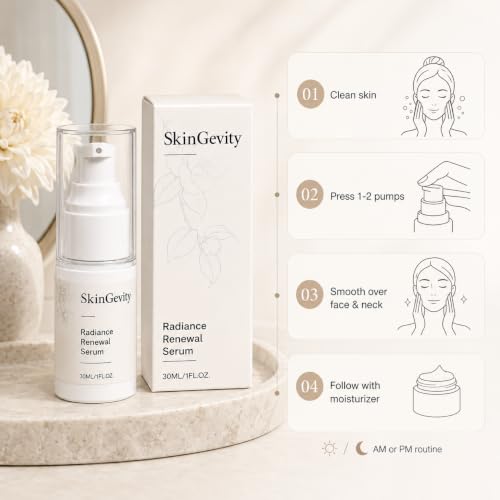 Radiance Renewal Serum for Radiant Glow, Hydrated Smooth Skin - Product Imagery