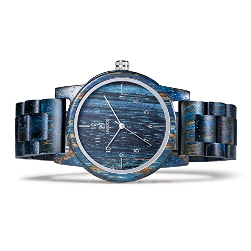 Wooden Watches Uwood Series 40 mm Unisex Natural Handmade Wood - Product Imagery