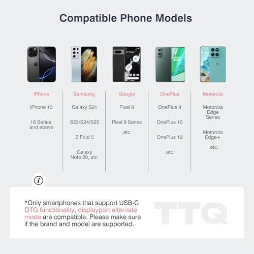 TTQ 4K 60fps Vlog Selfie Monitor Screen, Magnetic Phone Vlog - Product Imagery