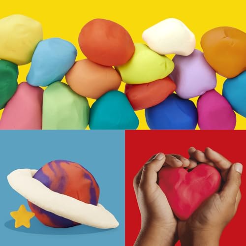 Play Doh Modeling Compound 10-Pack Case of Assorted Colors, - Product Imagery