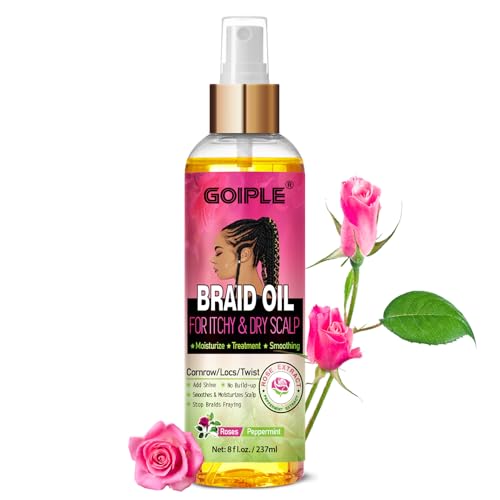 Goiple Braid Oil for Soothes Moisturizes Dry & Itchy Scalp - Braid Care for - Goiple Official Product View 1
