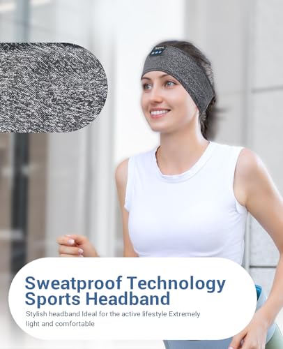 Perytong Sleep Headphones Wireless, Bluetooth Sports Headband - Product Imagery