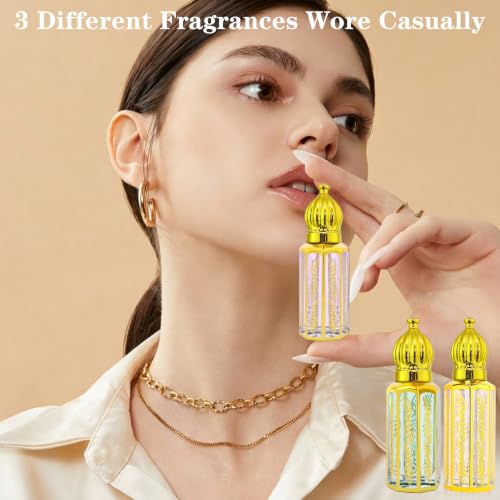 3 Pcs Arabic Pheromone Perfume for Women, Arabian Perfume Oil - Product Imagery