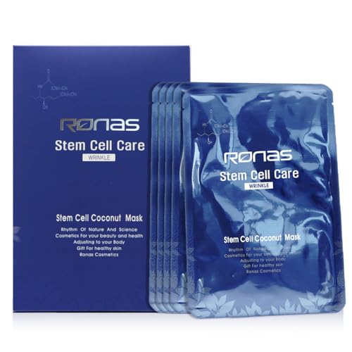 Ronas Stem Cell Coconut Gel Mask 5 pack Anti Aging - Ronas Official Imagery - 1
