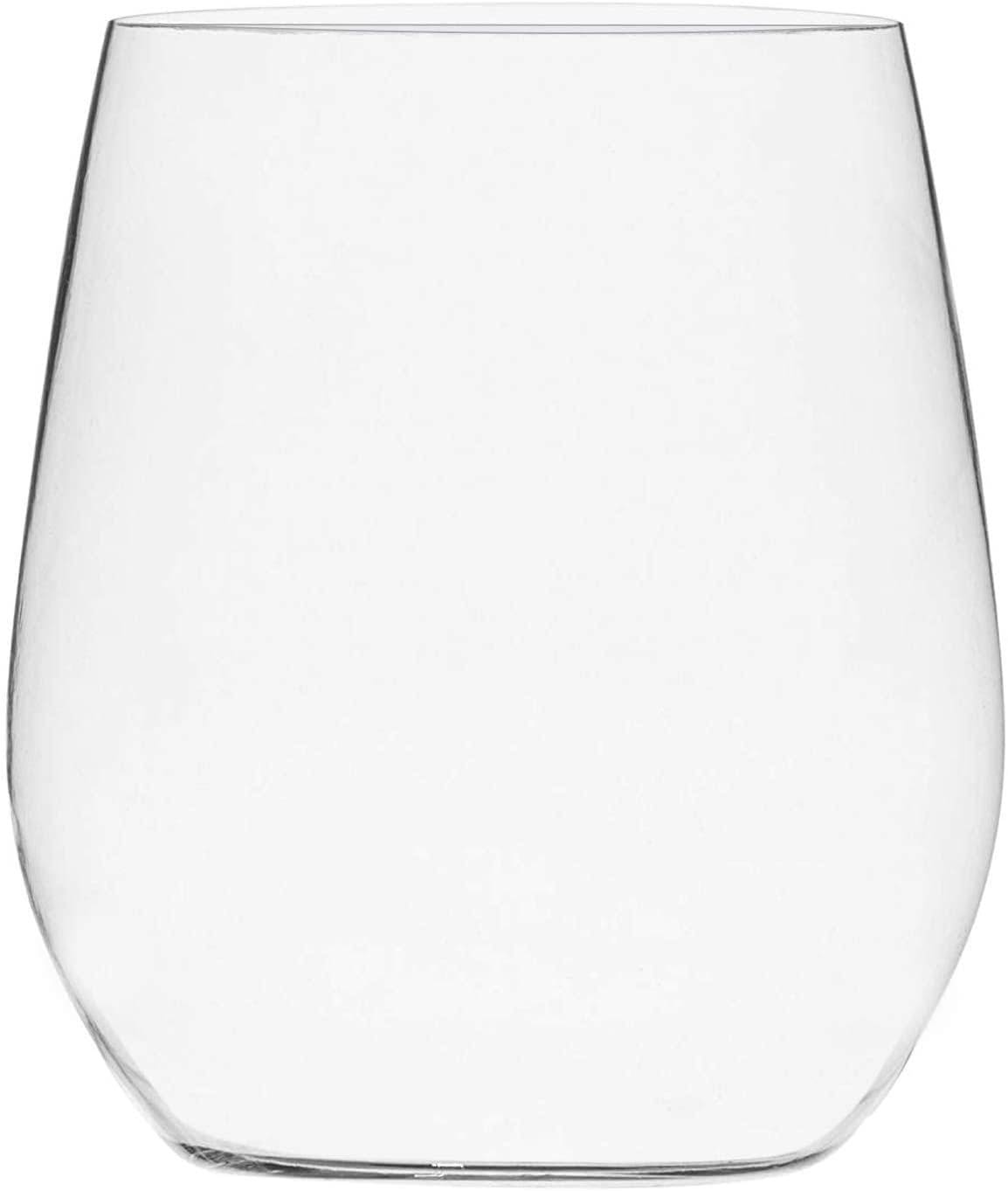 Munfix Disposable Plastic Wine Glasses Stemless 12 oz Clear - Munfix Official Imagery - 5