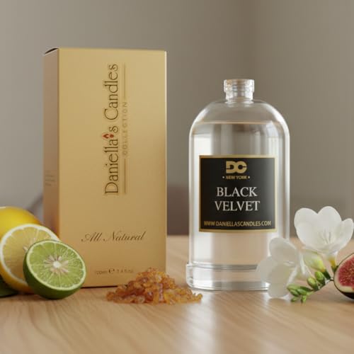 Daniella's Candles Black Velvet Scent Oil, Premium Grade - Product Imagery