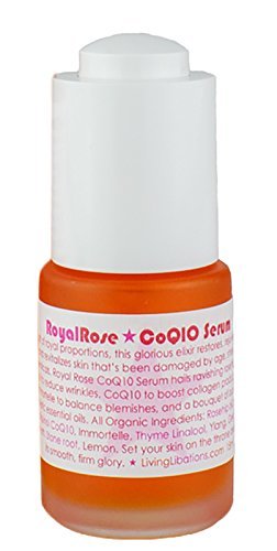 Living Libations - Royal Rose CoQ10 Face Serum - LIVING LIBATIONS Official Product View 1