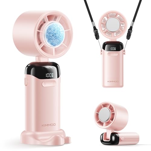 Handheld Portable Turbo Fan with Ice Cooler, Powerful 21000 RPM, - Product Imagery