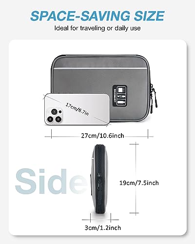 BAGSMART Large Electronics Organizer Travel Case for Tech - Product Imagery