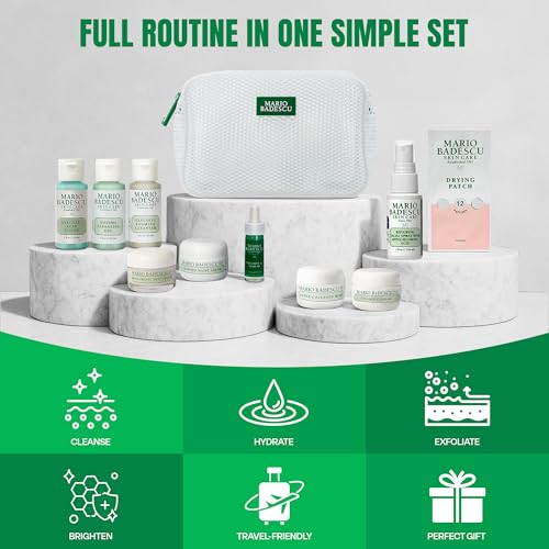 A Little Bit of Mario 10-Piece Skincare Kit – Vitamin C Serum, - Product Imagery
